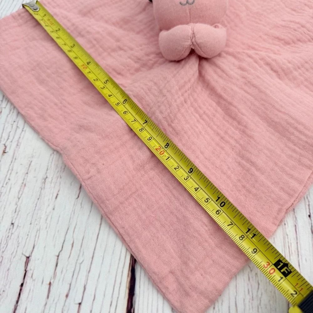 Carter's Child of Mine Pink Bunny Muslin Lovey Security Blanket‎ CM01547-1SZ-WMT